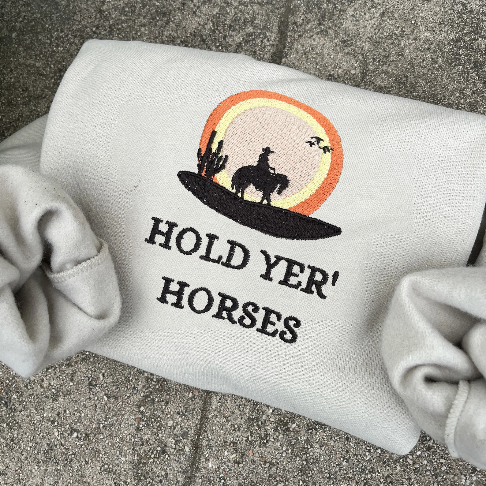 Hold Yer' Horses - Lone Star Embroidery Shop