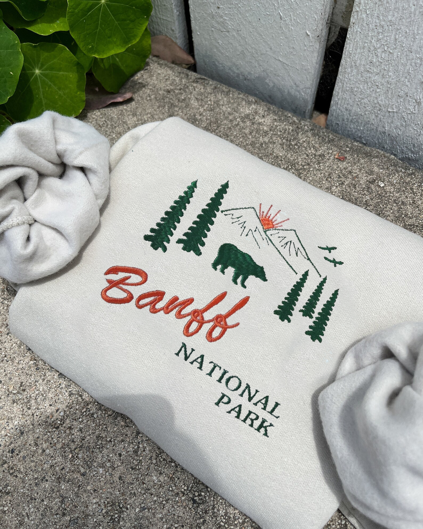 Banff National Park Embroidered Crewneck - Lone Star Embroidery Shop