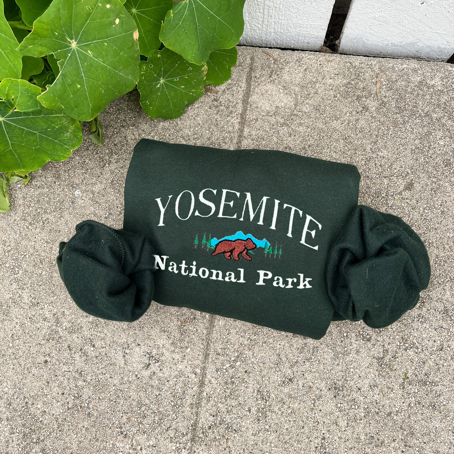 Yosemite National Park Embroidered Crewneck - Lone Star Embroidery Shop