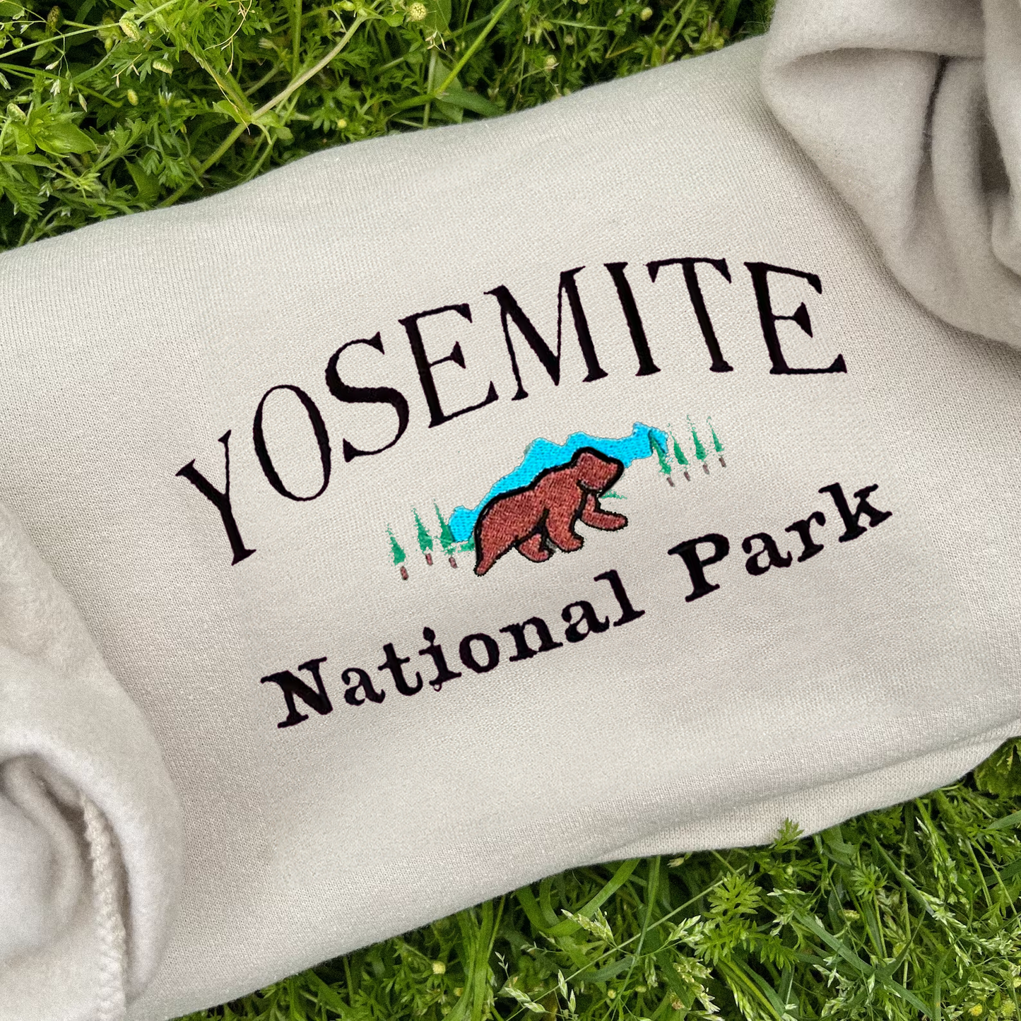 Yosemite National Park Embroidered Crewneck - Lone Star Embroidery Shop