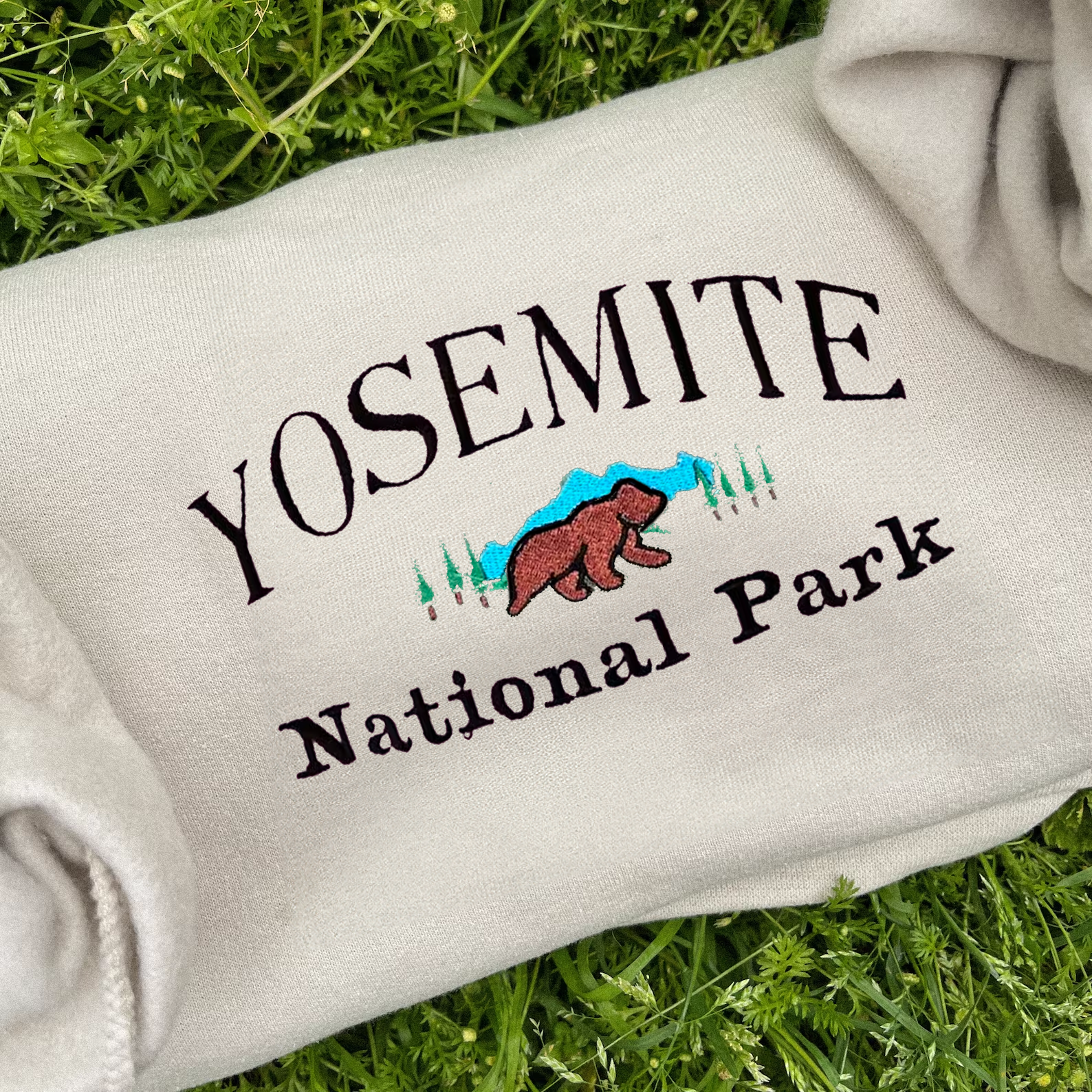 Yosemite National Park Embroidered Crewneck - Lone Star Embroidery Shop